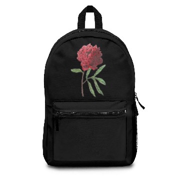 Discover Red tree peony Backpacks
