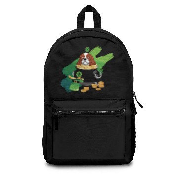 Discover Saint Patricks Day Cavalier King Charles Spaniel Backpacks