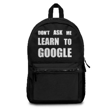 Discover Google dont ask me Backpacks