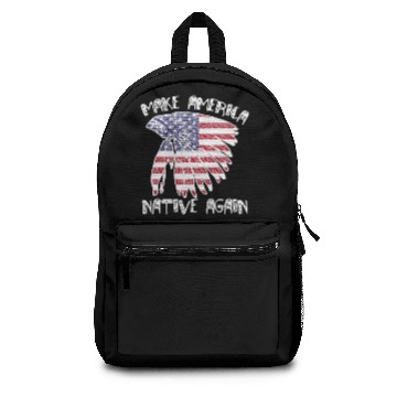 Discover Make America Native Again Traditional Indigenous Backpacks