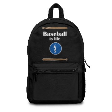 Discover Baseball is life Backpacks