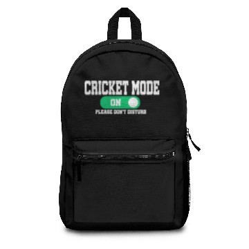Discover Cricket mode on Please do not disturb Backpacks