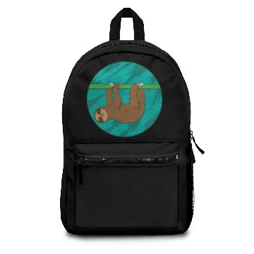 Discover Sloth hanging from bamboo Backpacks