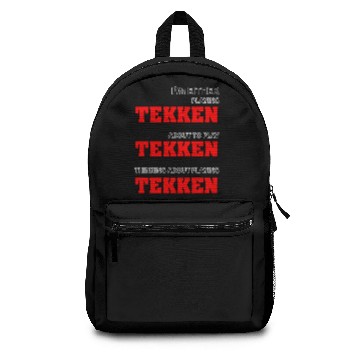 Discover Im either playing tekken Backpacks