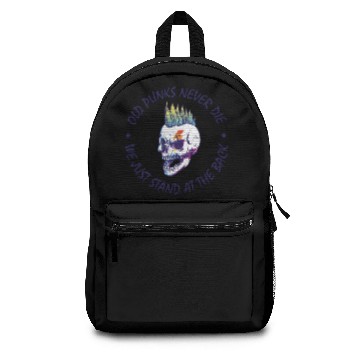 Discover Old Punks never Die Punk Rock Punker Punks gift Backpacks