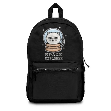 Discover space cat space explorer Backpacks