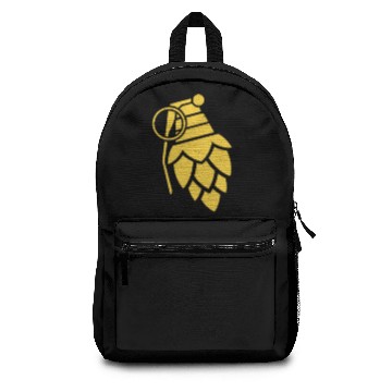 Discover Home brewer's hops grenade brew master novelty Backpacks