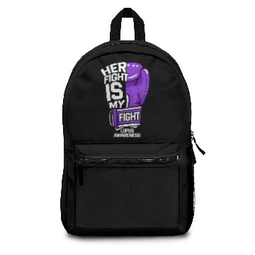 Discover Her Fight Is My Fight Lupus Awareness Backpacks