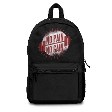 Discover no pain no Gain Backpacks