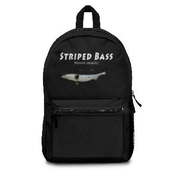 Discover striped bass Backpacks sea fishing dad Backpacks r24 Bla
