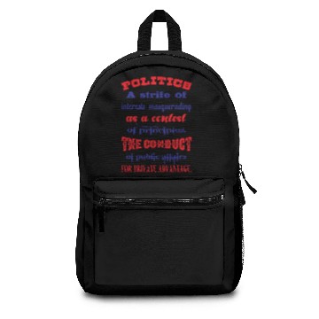 Discover Politics Backpacks