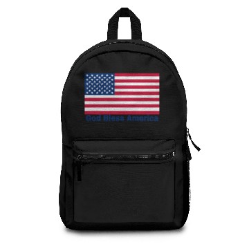 Discover God Bless America Flag Backpacks