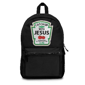 Discover catch up with jesus Backpacks