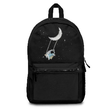 Discover Moon swing during a starry night Backpacks