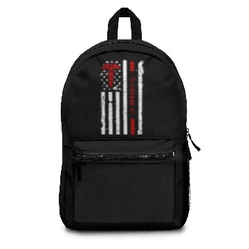 Discover American Lineman Heartbeat Backpacks