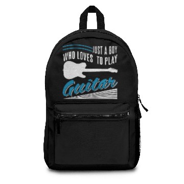 Discover boy - guitar Backpacks