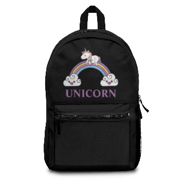 Discover unicorn rainbow gift Backpacks