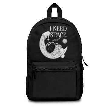 Discover I Need Space Retro Funny I Need Espacio playera Backpacks