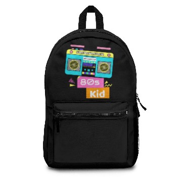 Discover ghetto blaster colorful memory 80's nostalgia Backpacks