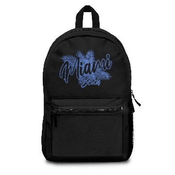 Discover Miami Beach Blue Sunrise Backpacks