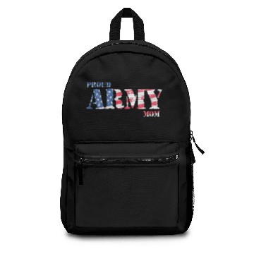 Discover Army Mom Proud Soldier USA Mothers Day Gift Backpacks