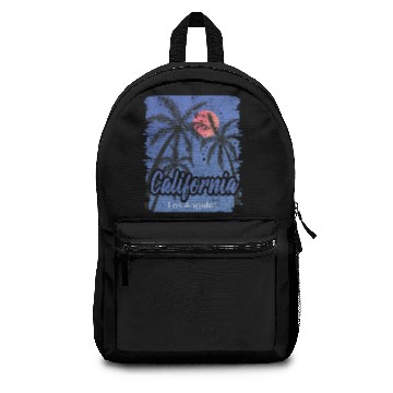 Discover California Los Angeles Vintage Backpacks