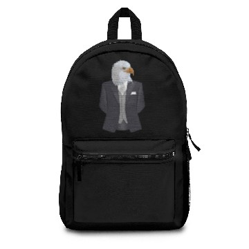 Discover Eagle with suit tuxedo gift idea Backpacks