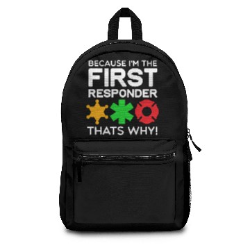 Discover I`m the first responder Backpacks