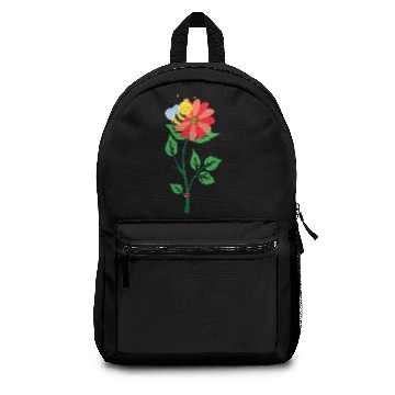 Discover Bee Flower Ladybug Nature Backpacks