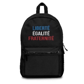 Discover Bastille day . Liberty, Equality, Fraternity Backpacks