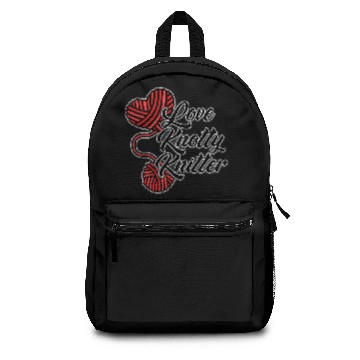 Discover Funny knitting needle wool wool yarn crocheting Backpacks