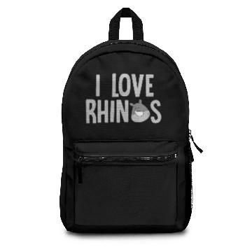 Discover I Love Rhinos - Rhinoceros Backpacks