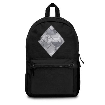 Discover Square shark camouflage pattern Backpacks
