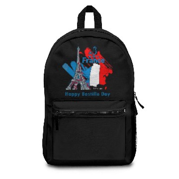 Discover Happy Bastille Day Backpacks