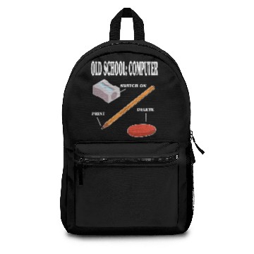 Discover Old School Computer PC Technology Backpacks