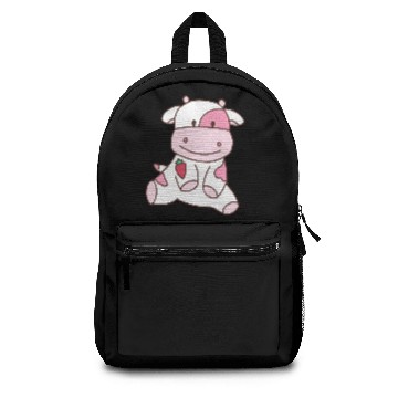 Discover strawberry cow Backpacks