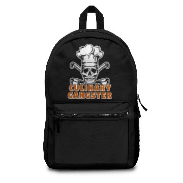 Discover Chef Skull Cooking Kitchen Gift Backpacks