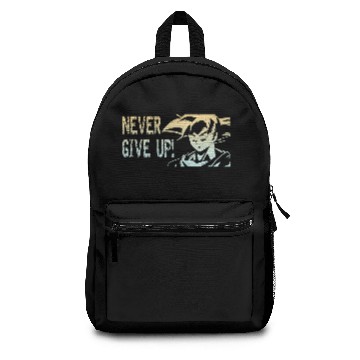 Discover Goku Never Give Up Backpacks