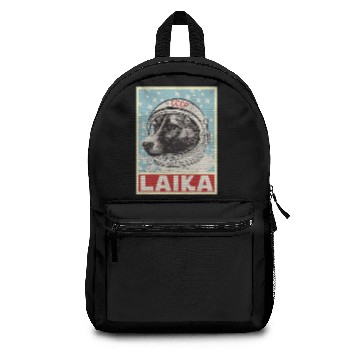 Discover Astronaut Laika Dog cccp Backpacks
