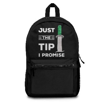 Discover Halloween Just The Tip Funny Sarcastic Graphic Backpacks