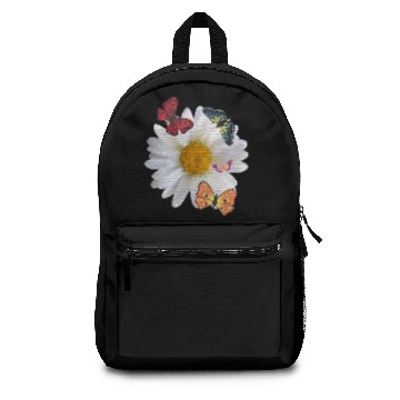 Discover White Daisy & Butterflies. Beautiful Backpacks.