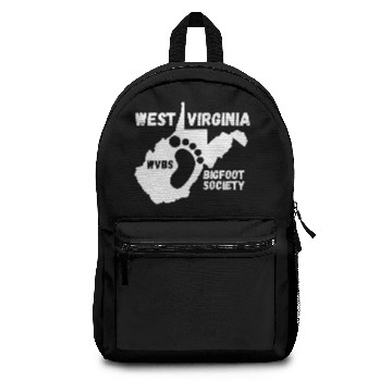 Discover West Virginia Bigfoot Society Funny Backpacks