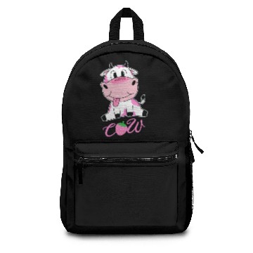 Discover Strawberry cow gift Backpacks