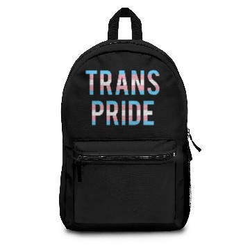 Discover Transgender Pride Flag Text Backpacks