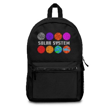 Discover Retro Pixel Solar System Backpacks