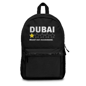 Discover Dubai | One Star Rating - Would Not Recommend Backpacks