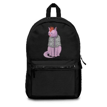 Discover Punk Rock Cat Backpacks