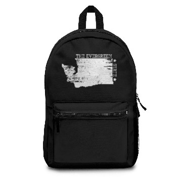 Discover Washington The Evergreen State - usa motto gift Backpacks