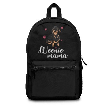 Discover Weenie mama Dachshund, weiner dog Backpacks