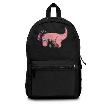 Discover Funny Easter Dinosaur Gift Happy Easter Dino Bunny Backpacks